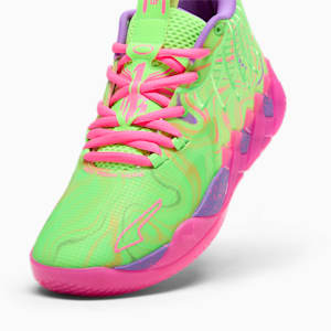 Cheap Atelier-lumieres Jordan Outlet x LAMELO BALL MB.01 Inverse Toxic Men's Basketball Shoes, Purple Glimmer-KNOCKOUT PINK-Green Gecko, extralarge